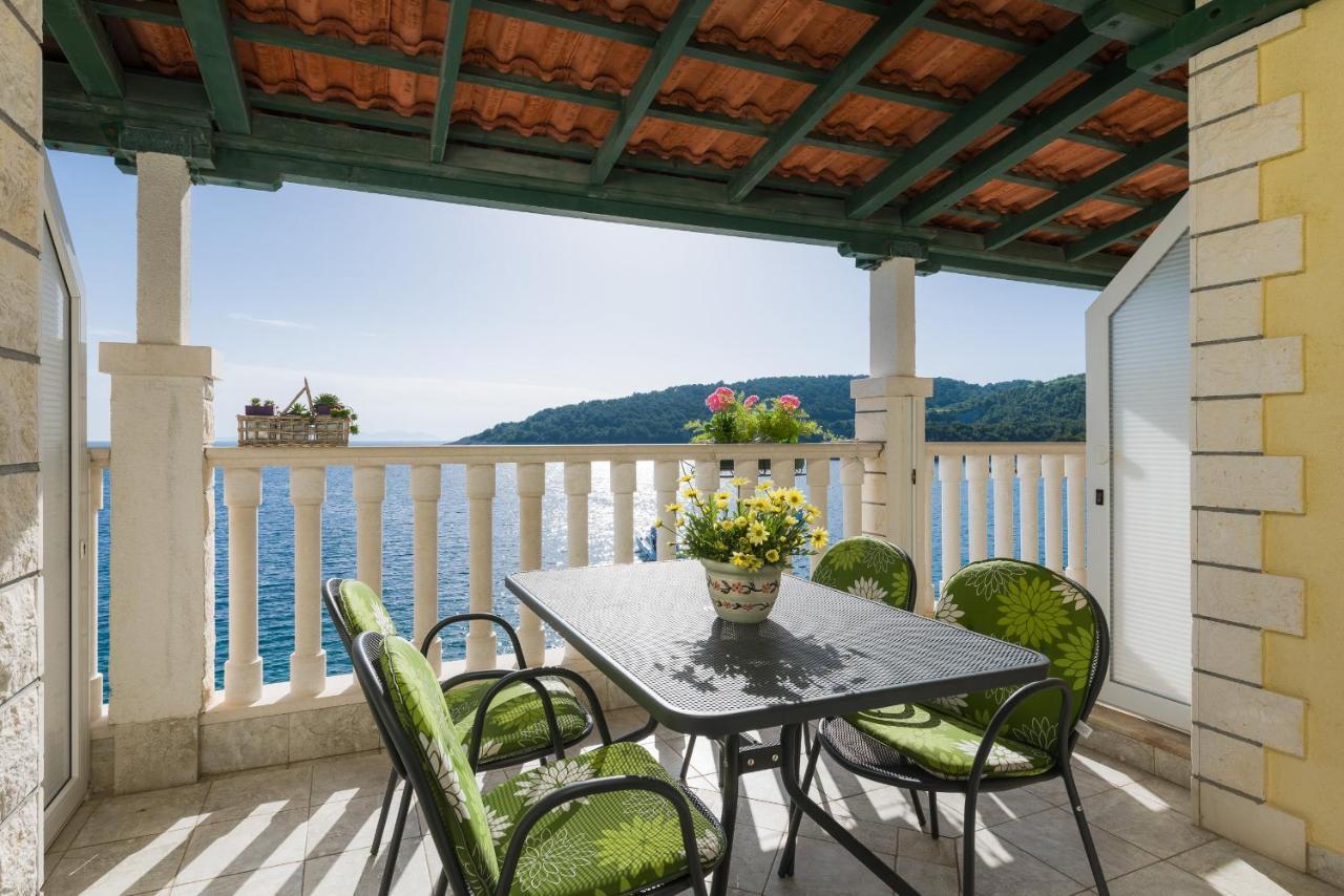Superb Beachfront Luxury Seaview With Private Beach Milna  Eksteriør bilde